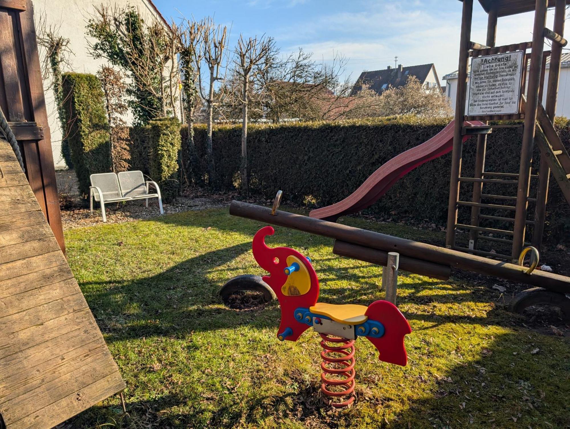 Hotel-Gasthof Zur Rose Weißenhorn Kültér fotó