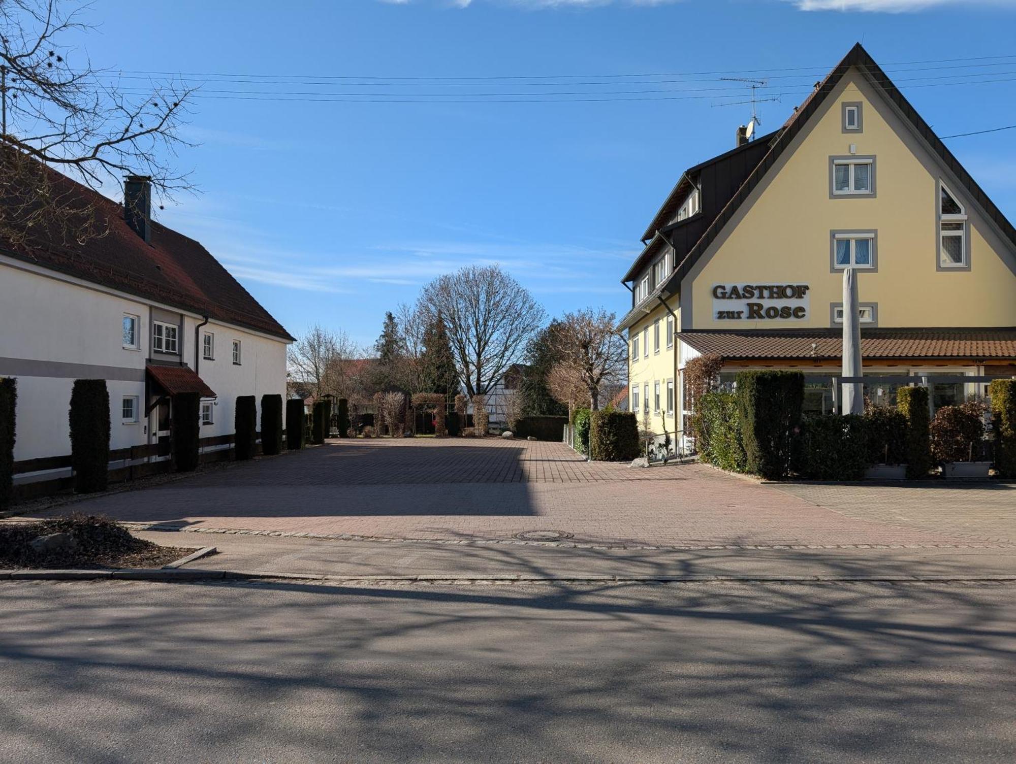 Hotel-Gasthof Zur Rose Weißenhorn Kültér fotó